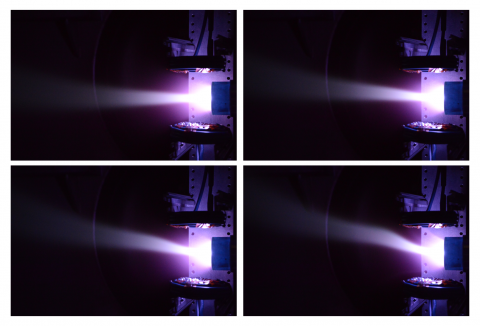 Plasma déconfiné, dérouté : contrôle de la direction de poussée d'un propulseur plasma image 2 Victor Désangles